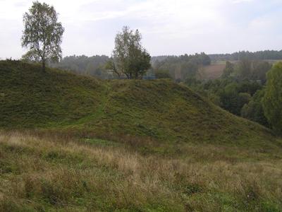 Место, где в 18 в. стоял замок