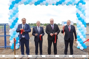 В агрогородке Горбовичи Чаусского района открыты современные очистные сооружения