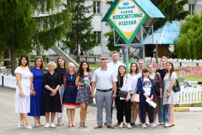 Как прошла встреча чаусской молодежи на заводе ЖБИ