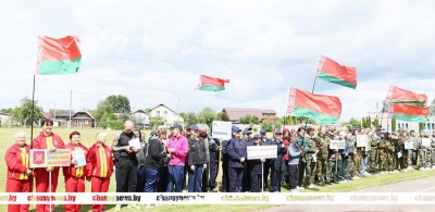 В Чаусах определились победители соревнований гражданских формирований гражданской обороны