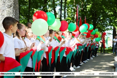 130 чаусских ребят стали пионерами