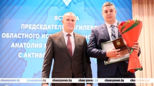 Электромонтёр Чаусского РЭС Игорь Скачинский Благодарностью Президента Республики Беларусь