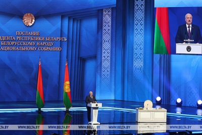 Послание белорусскому народу и парламенту. Подробности выступления Лукашенко
