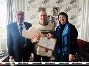 Заслуженного ветерана труда Валентина Самулина поздравили с 85-летием