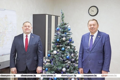 Руководство региона поздравляет жителей Чаусского района с Новым годом!