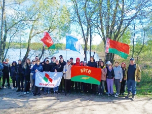 Экологическая акция «Беларусь синеокая» проходит в Чаусском районе