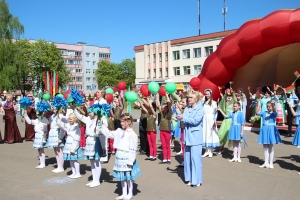Первомай встретили в Чаусах