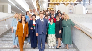 Делегация Чаусского района принимает участие в отчетном концерте Могилевской области “Натхненне Радзімай” во Дворце Республики