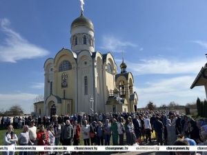 Православные верующие Чаусского района празднуют Воскресение Господне