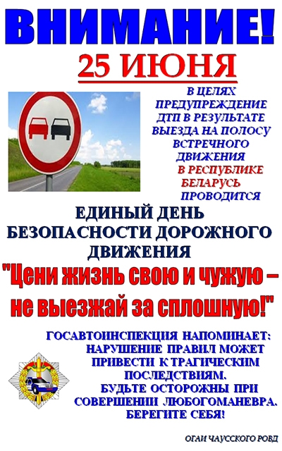 Единый день безопасности дорожного движения