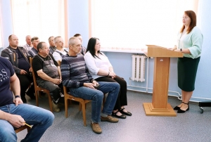 В рамках Единого дня информирования председатель Чаусского райисполкома Сергей Дорожкин встретился с коллективом работников &laquo;Белтелекома&raquo;